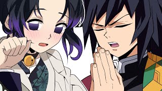 Shinobu's sad cat dance - Kimetsu no Yaiba animation Resimi