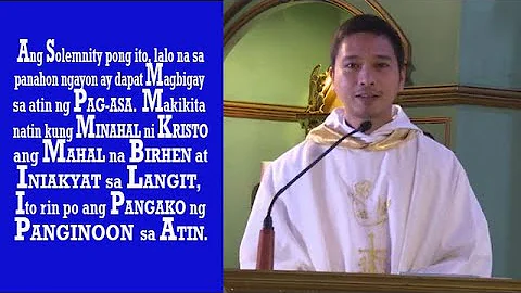 Timeless Wisdom Homilies Solemnity of the Assumption of Mary into heaven