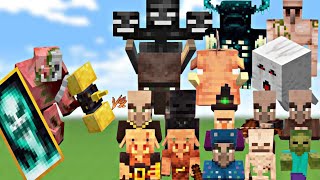 The Minecraft all mobs vs soulless champion fight finally revealed #minecraft #viral