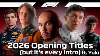 New 2026 F1 Opening Titles but it's every intro (ft. Yuki Tsunoda) | #F1