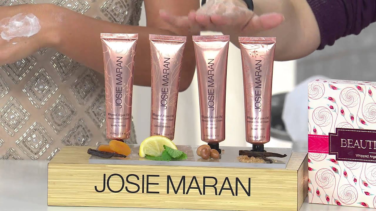 Josie Maran Set of 4 Argan Oil Hydrating Hand Creams with Jacque