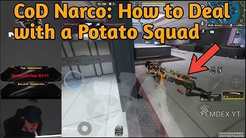 CoD Narco: How to Deal with a Potato Squad | 1 vs 9 Clutch in New Vision City Call of Duty: Mobile