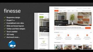 Preview Finesse - Responsive Business Drupal Theme Corpora