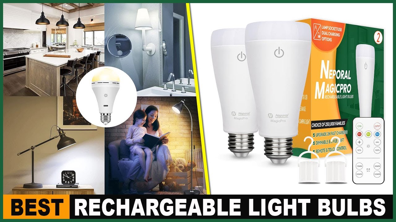 Top 5 Best Rechargeable Light Bulbs with Remote 2024