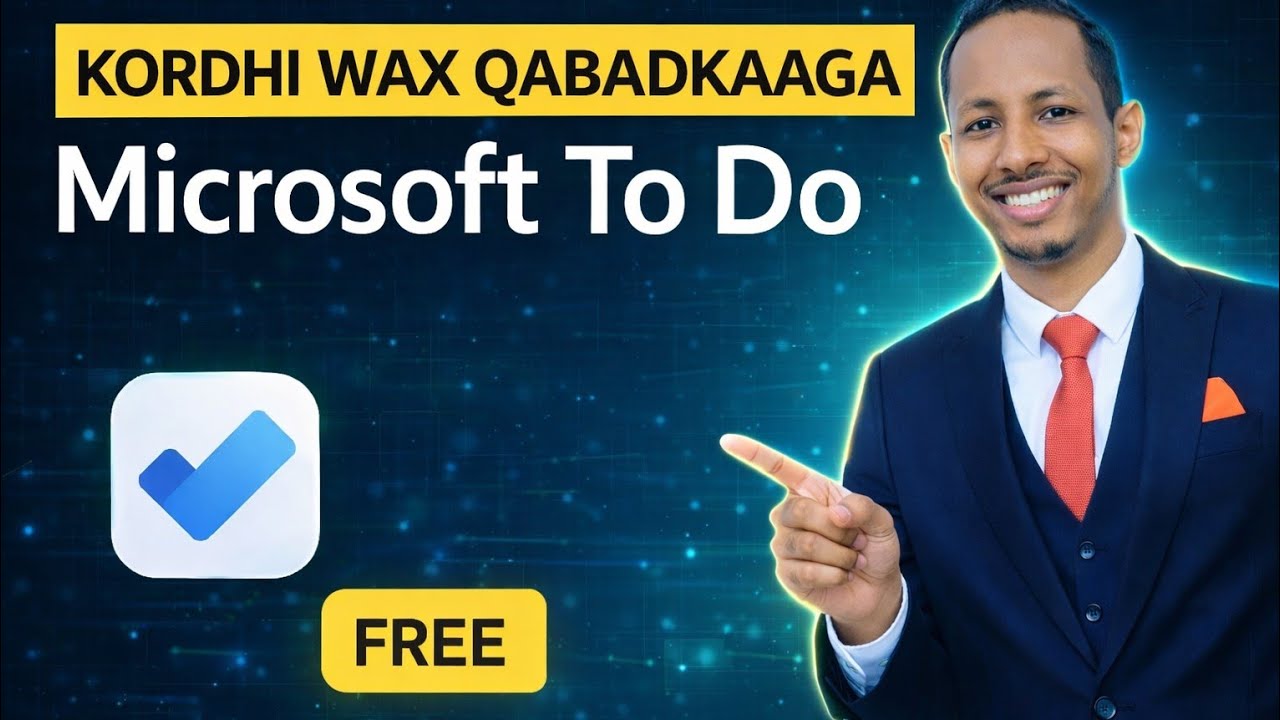 Sida loo adeegsado Microsoft to do| Ku guulayso inaad hawlahaaga si fudud u qabsato.