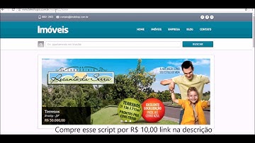 Script PHP imobiliaria instalação gratuita