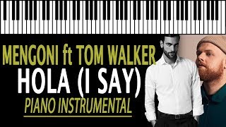 HOLA (I Say) - Marco Mengoni ft. Tom Walker KARAOKE (Piano Instrumental) chords