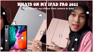 WHAT’S ON MY IPAD PRO 2021 🦋 + ( how i transfer my videos from camera to ipad ) screenshot 1