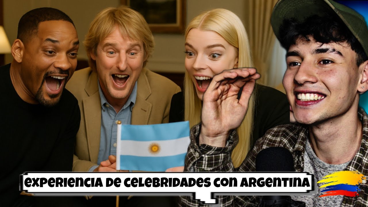 Celebridades del Mundo Que se ENAMORARON de ARGENTINA 🇦🇷 | Colombiano reacciona 🇨🇴 Erick MTZ