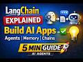 LangChain Explained in 5 Minutes | Build AI Apps, Agents & Chatbots