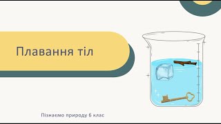 картинка: Плавання тіл