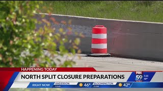 INDOT urges drivers to avoid North Split for weekend shut down