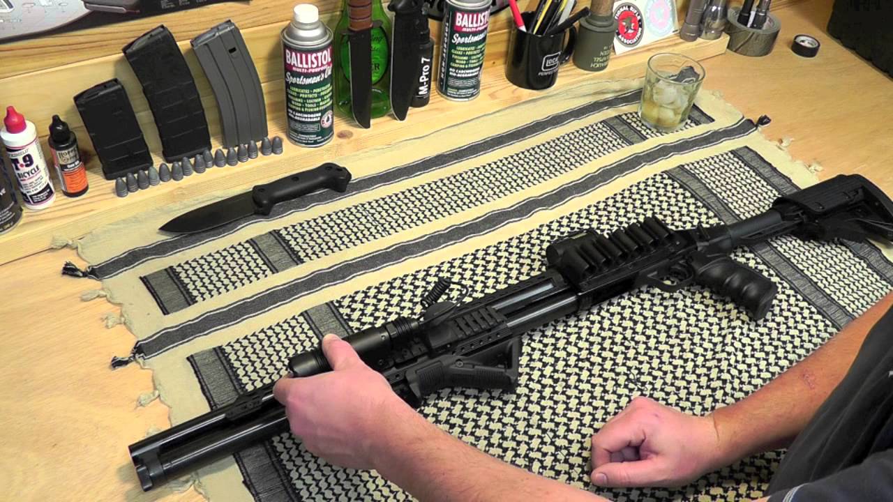 Mossberg 500 Project UTG Tactical Xenon Flashlight YouTube