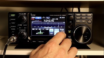 Icom IC7300 A to Z #11 IF Filter Settings & Notch Filter