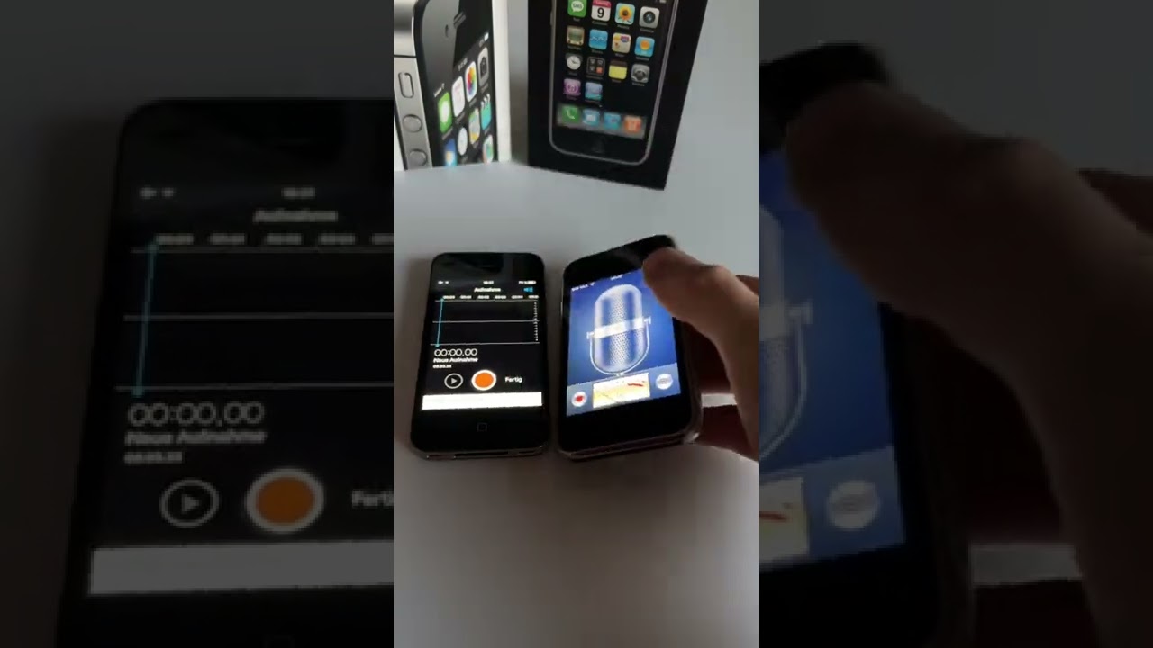 iPhone 4s vs 3g Memo App Test 