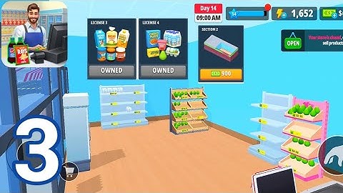 My Supermarket Simulator | Gameplay Walkthrough Part 3 - Store Expansion & Licence 3 and 4