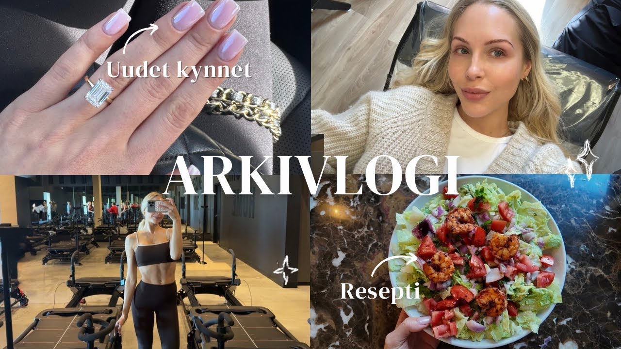 Vlogi: Kauneusjuttuja, helppo katkarapusalaatti, megaformer-tunti…