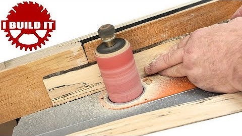 EASY Drum Sanding On The Spindle Sander