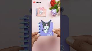 DIY Notebook Ring Spiral _ Cara Membuat notebook Cute #diy #cute# notebook #kuromi #mymelody