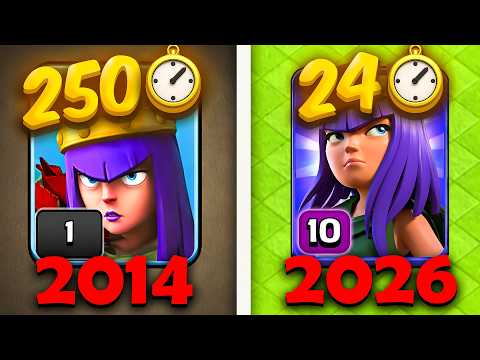 ⚡ОТ ТХ2 до КОРОЛЕВЫ ЛУЧНИЦ за 24 ЧАСА - 2014 VS 2026 ► Clash of Rushers №2
