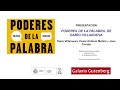 Presentación del libro Poderes de la palabra, de Darío Villanueva