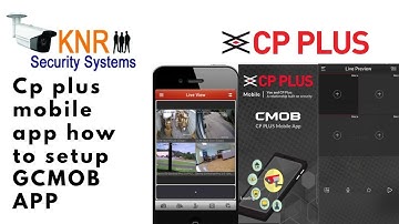 TELUGU Cp plus DVR how to setup GCMOB app on mobile | GCMOB | cctv | Mobileview