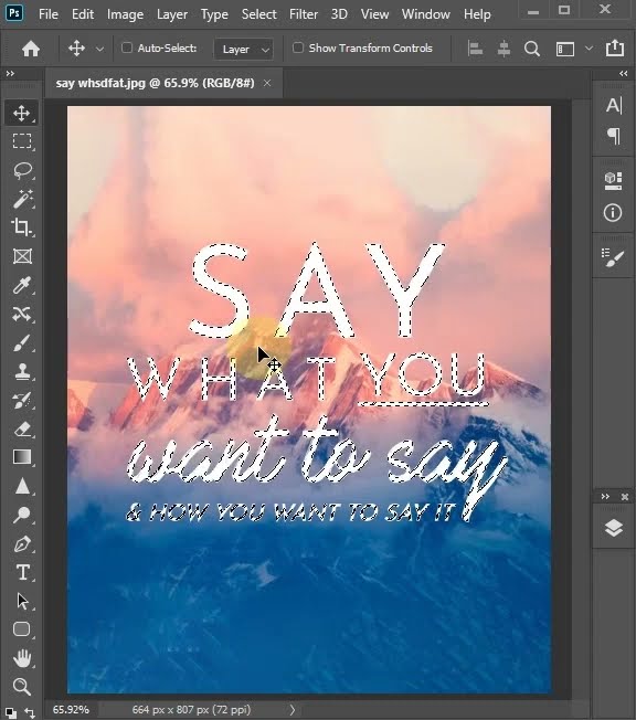 How to remove Text from image in Photoshop | Easy & Quick - YouTube