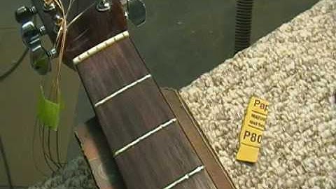 Guitar refret part 1