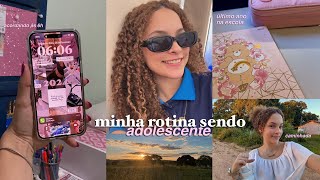 ROTINA DE UMA ADOLESCENTE | último ano na escola, produtividade, estudos✨