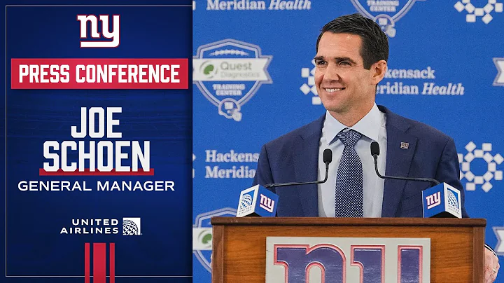 GM Joe Schoen Introductory Press Conference | New York Giants