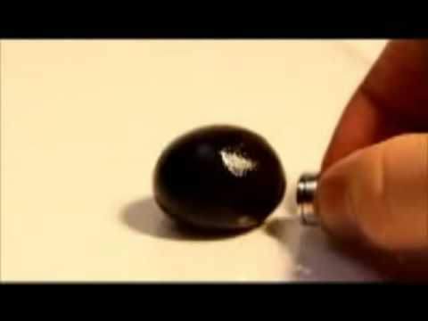 Reverse magnetic silly putty devouring magnets