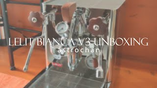 Lelit Bianca V3 Espresso Machine Unboxing & Initial Setup