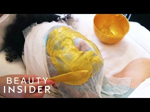 Celebrities Get This $325 Golden Facial Before The Red Carpet
