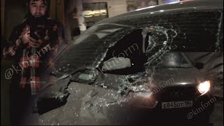 Пассажиры разбили стекло таксисту в Сургуте и скрылись