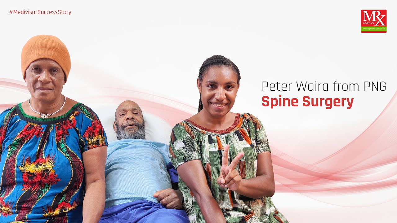 Peter Waira from PNG - Successful Spine Surgery