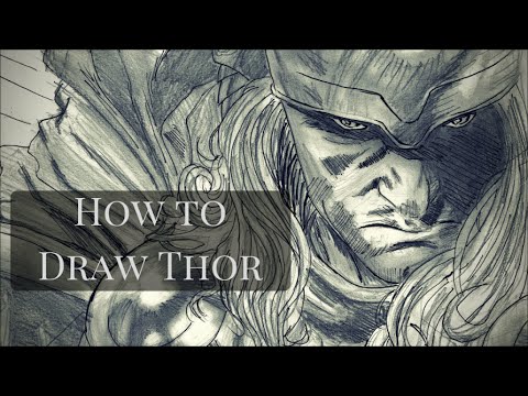 How to Draw Thor | Como Dibujar a Thor - Marvel - YouTube