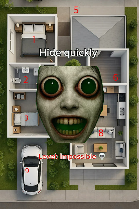 Choose a place to hide. Survive until the end. #hideandseek #survive #horror #game