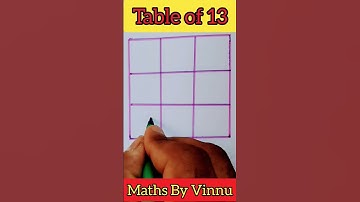 13 का पहाड़ा 🔥 | table of 13 | 13 table trick | #shorts #maths #table #tableof13 #tables