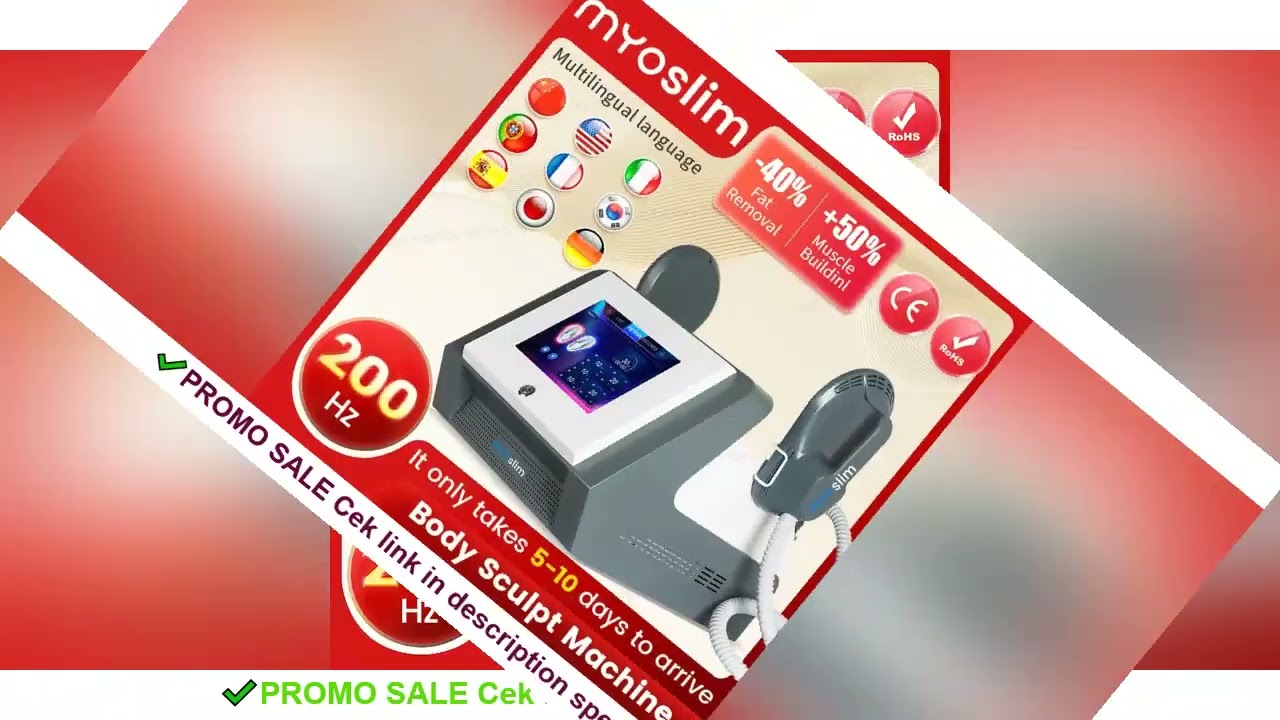 New RF MYOslim Sculpt Machine EMS Body Sculpting Weight Loss Massager Device 15 Electromagnetic Fat