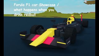 Formula F1 car showcase / what happens when you drink redbull | plane crazy | roblox