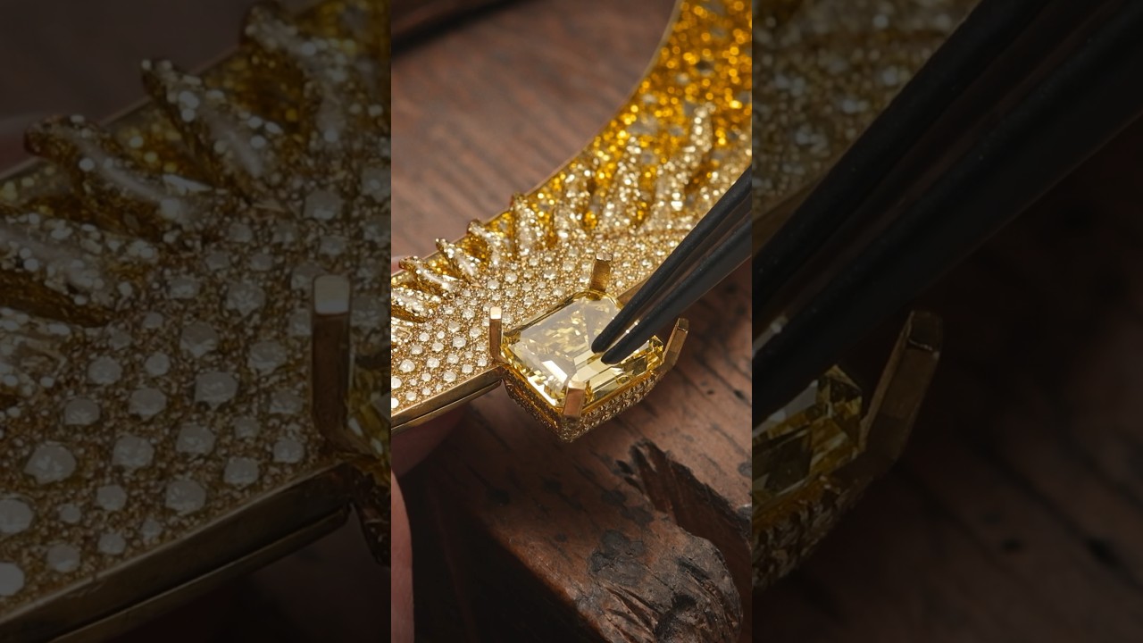 Glistening gold treasures #diorsavoirfaire #shorts