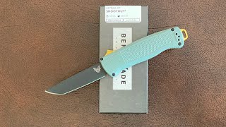 Benchmade 5370BK-07 Sage Green Shootout OTF Knife Review