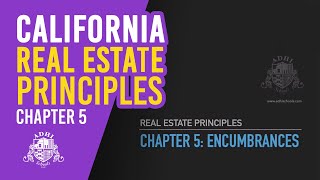Real estate principles chapter 5 ...
