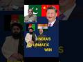 BIGGEST Diplomatic Win For India🇮🇳🔥 Warning To China🇨🇳 and Pakistan🇵🇰#shortsfeed #india #geopolitics