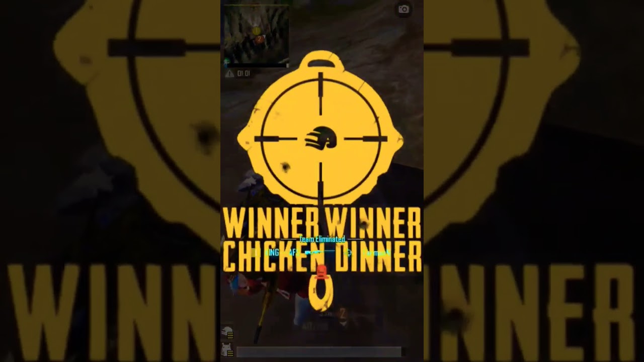 1v1 only AWM chicken dinner final circle