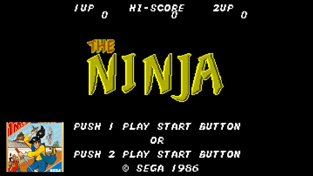 MKⅢ】THE NINJA〔忍者プリンセス1メガ版〕【実況なし/セガマークⅢ 