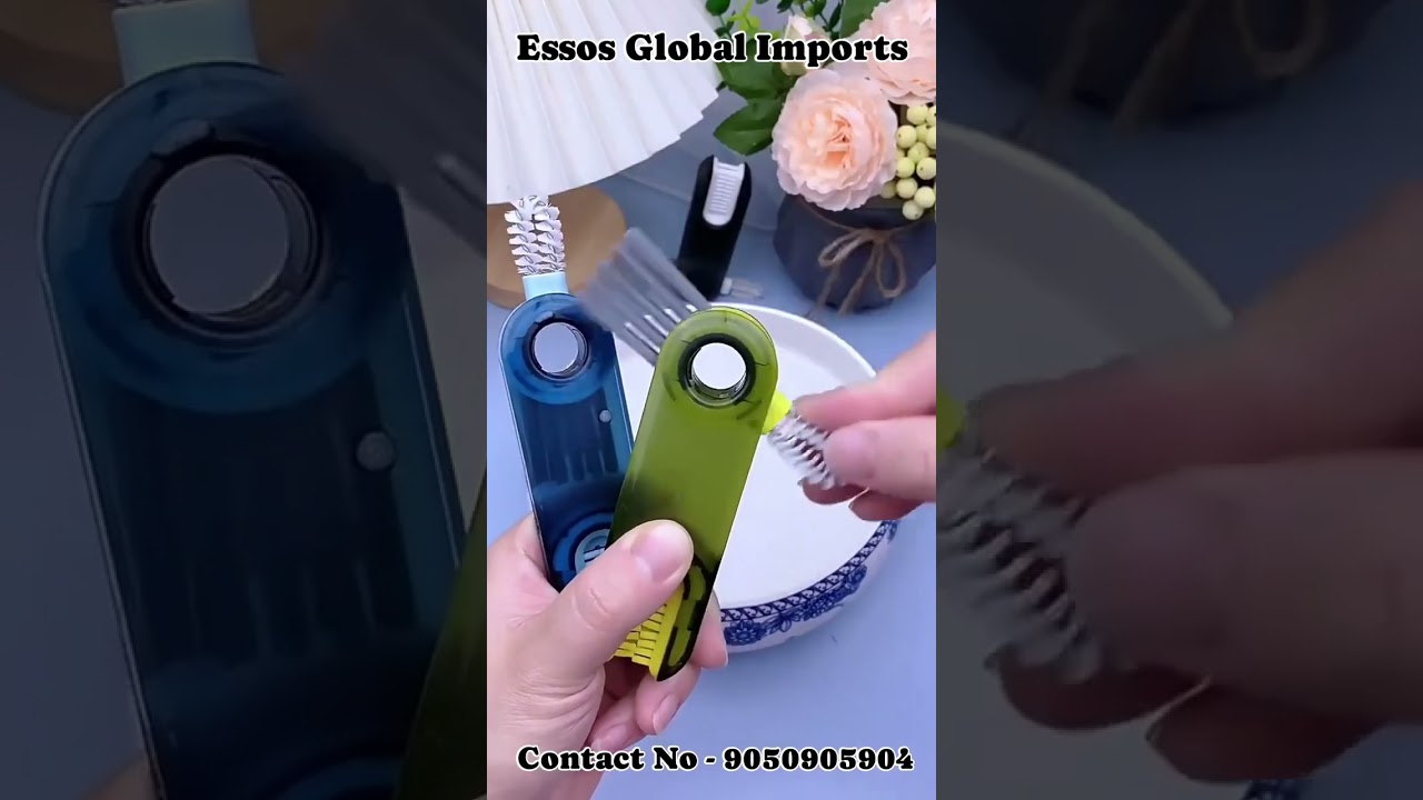 3in1 Multipurpose Bottle Cap Cleaning Brush 