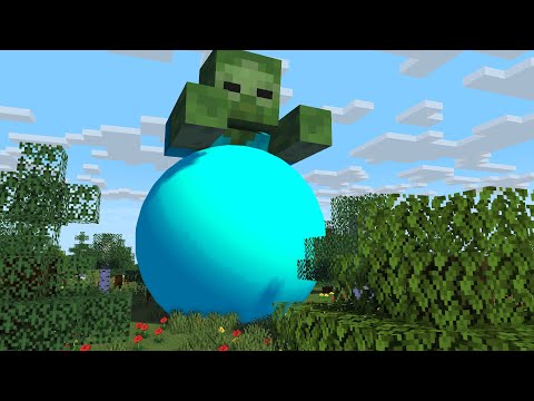 Giant Zombie Vore Escape Challenge - Minecraft Animation