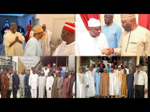 ADC CHIEFTAINS DAVID MARK, ATIKU, OBI, OTHERS MEET AT ABUJA TO ADDRESS THE GROWING INTERNAL CRISIS