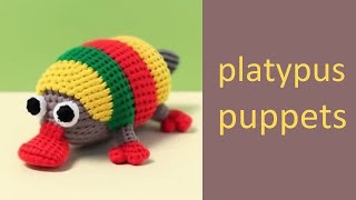 Crochet Platypus Puppets | Animals of Australia | Pictures